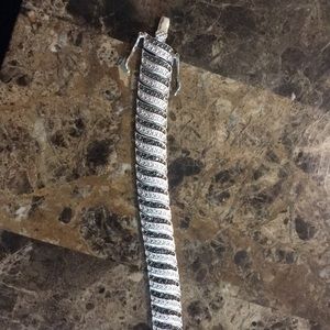 Black Diamond Tennis Bracelet